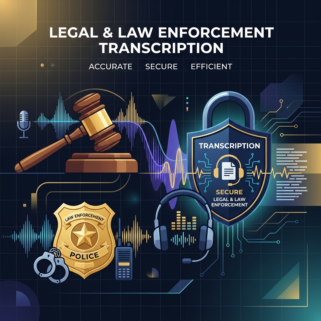 Legal Transcription Mockup